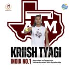 India’s #1 Junior Signs with Texas A&M Tennis: AddedEducation Student-Athlete Makes History